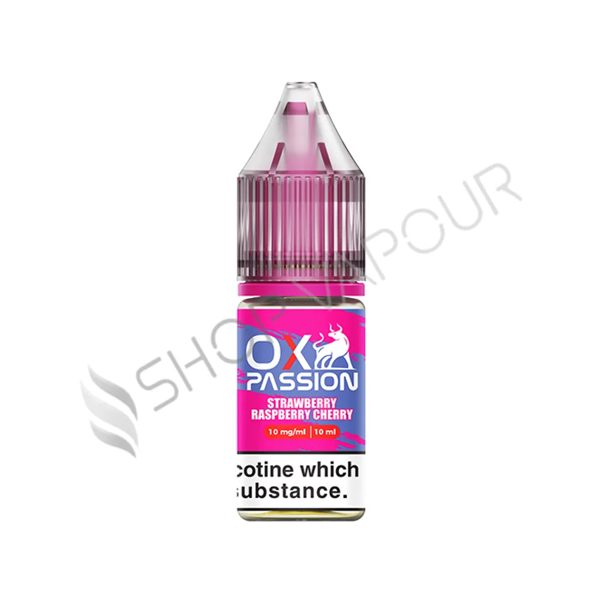 Strawberry Raspberry Cherry Nic Salt E-Liquid by Ox Passion