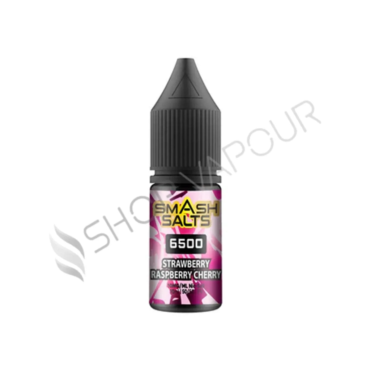 Strawberry Raspberry Cherry Nic Salt E-Liquid by Smash Salts 6500