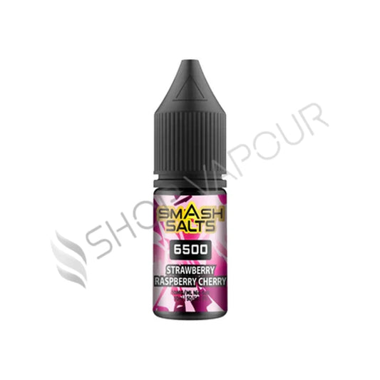 Strawberry Raspberry Cherry Nic Salt E-Liquid by Smash Salts 6500