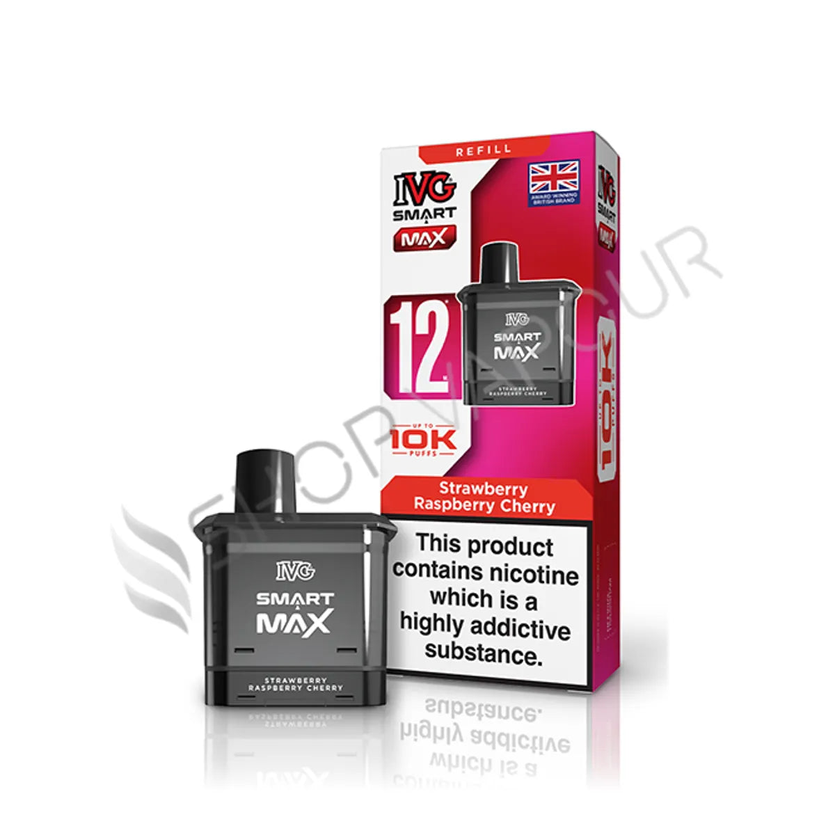 Strawberry Raspberry Cherry Smart Max Prefilled Pod & Refill by IVG