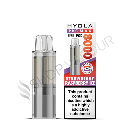 Strawberry Raspberry Pro Max 8000 Prefilled Pod & Refill by Hyola