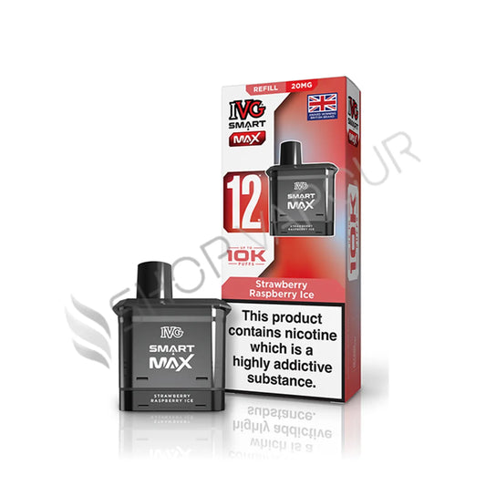 Strawberry Raspberry Ice Smart Max Prefilled Pod & Refill by IVG
