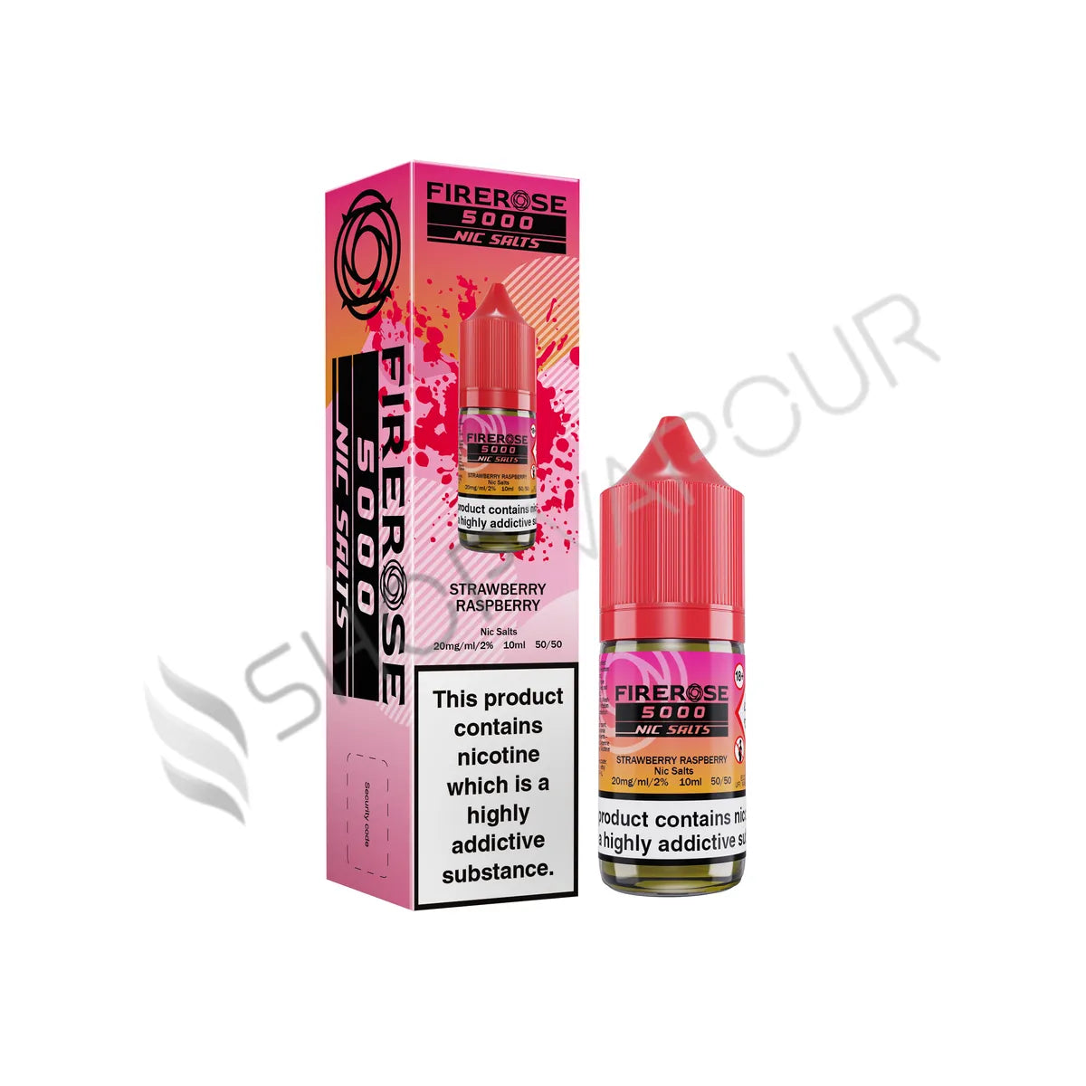 Strawberry Raspberry Nic Salt E-Liquid by Elux Firerose 5000