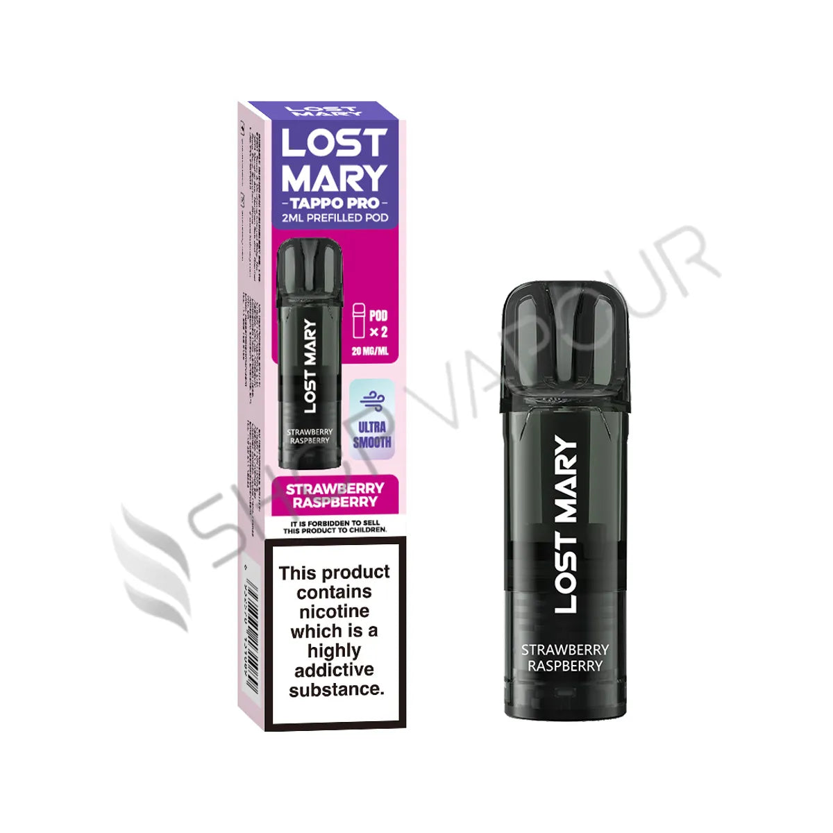 Strawberry Raspberry Tappo Prefilled Pods by Lost Mary