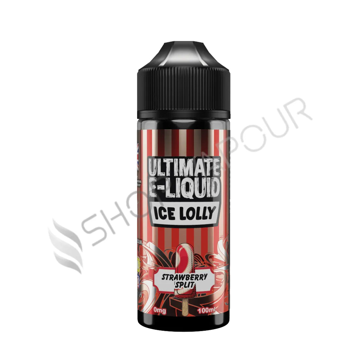 Strawberry Split 100ml Shortfill E-liquid by Ultimate Juice Ice Lolly