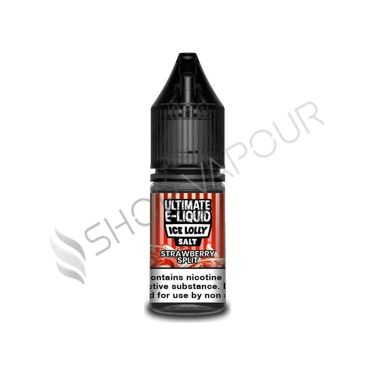 Strawberry Split Nic Salt E-liquid by Ultimate Juice Ice Lolly