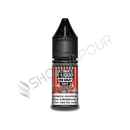 Strawberry Split Nic Salt E-liquid by Ultimate Juice Ice Lolly