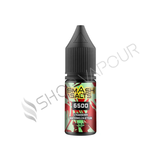 Strawberry Watermelon B'Yum Nic Salt E-Liquid by Smash Salts 6500