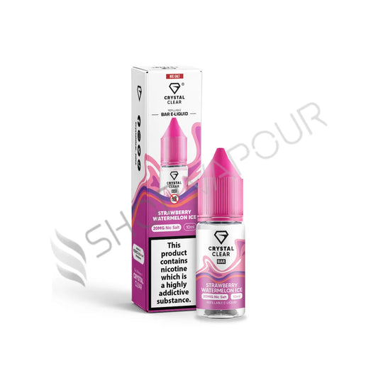 Strawberry Watermelon Ice Bar Salts Nic Salt by Crystal Clear