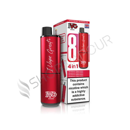 Strawberry Watermelon IVG 2400 Prefilled Pod Kit