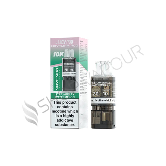 Strawberry Watermelon Novamax 10K Prefilled Pod & Refill by Juicy Pod