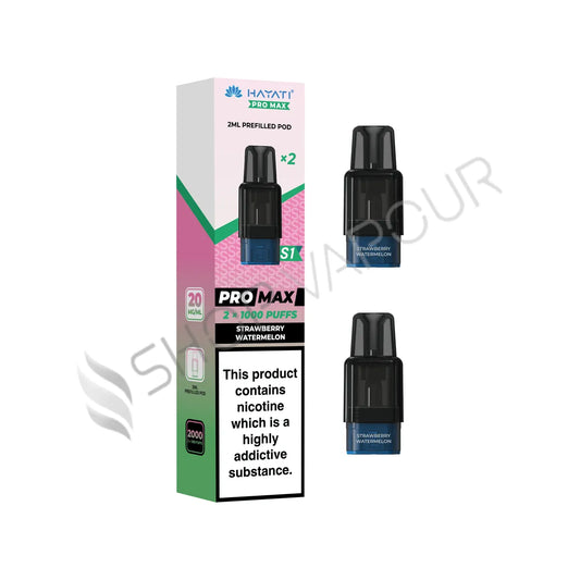 Strawberry Watermelon Pro Max S1 Prefilled Pods by Hayati