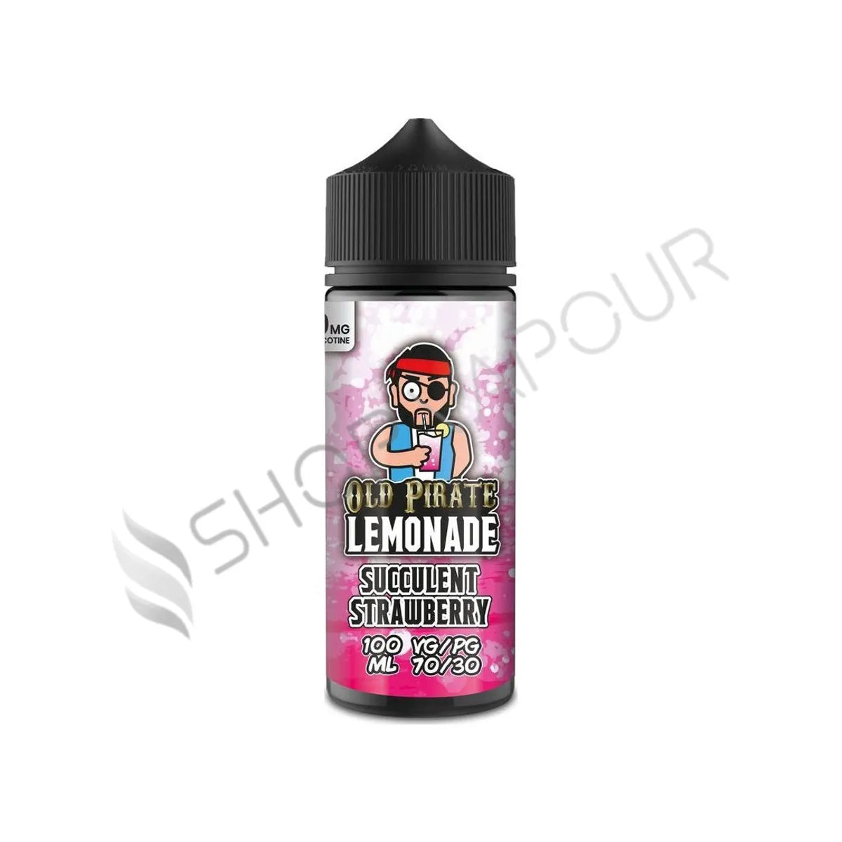 Succulent Strawberry 100ml Shortfill E-Liquid by Old Pirate Lemonade