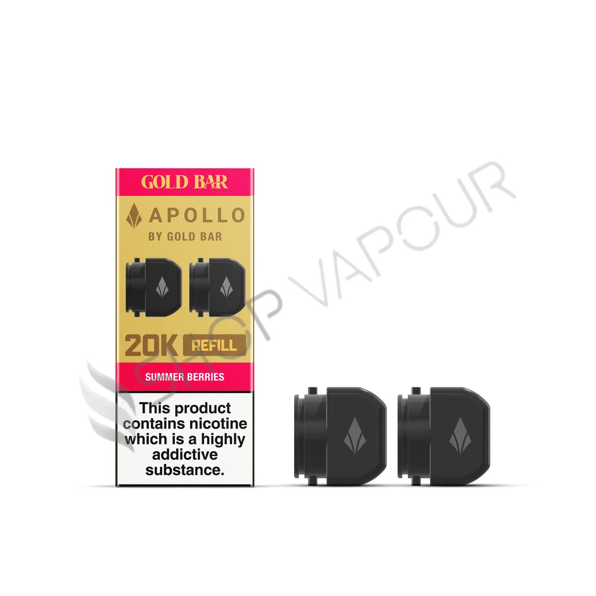 Summer Berries Apollo 20K Prefilled Pods by Gold Bar