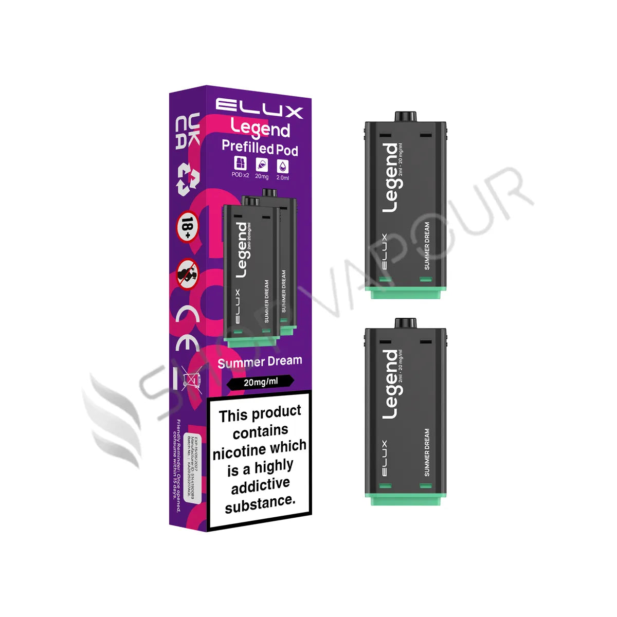 Summer Dream 1500 Prefilled Pods by Elux Legend