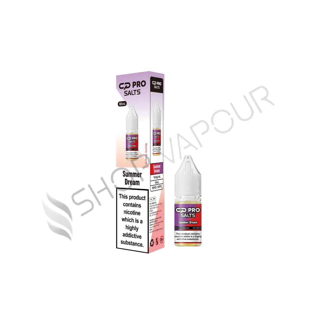 Summer Dream Nic Salt E-Liquid by Crystal Pro CP