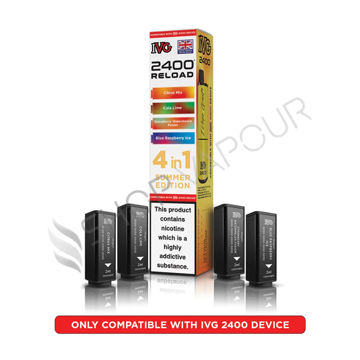 Summer Edition Reload Prefilled Pods by IVG 2400