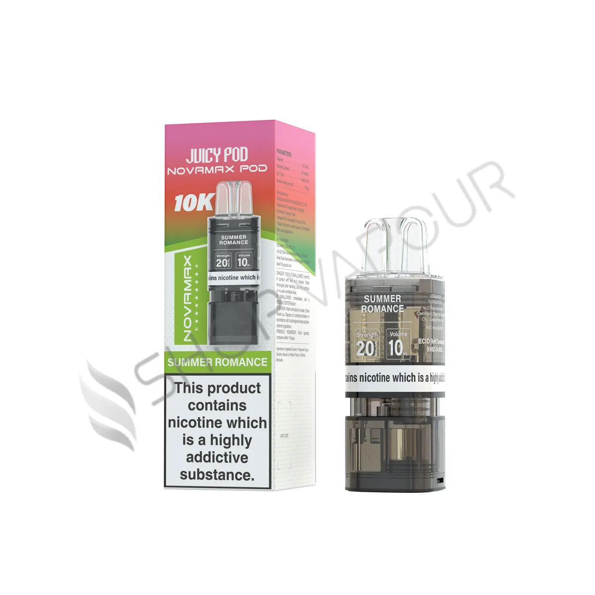 Summer Romance Novamax 10K Prefilled Pod & Refill by Juicy Pod
