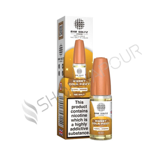 Sweet Cola Fizzy Nic Salt E-Liquid by Bar Soltz Legend