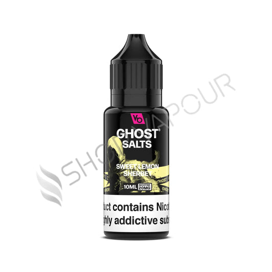 Sweet Lemon Sherbet Ice Nic Salt E-Liquid by Vapes Bars Ghost