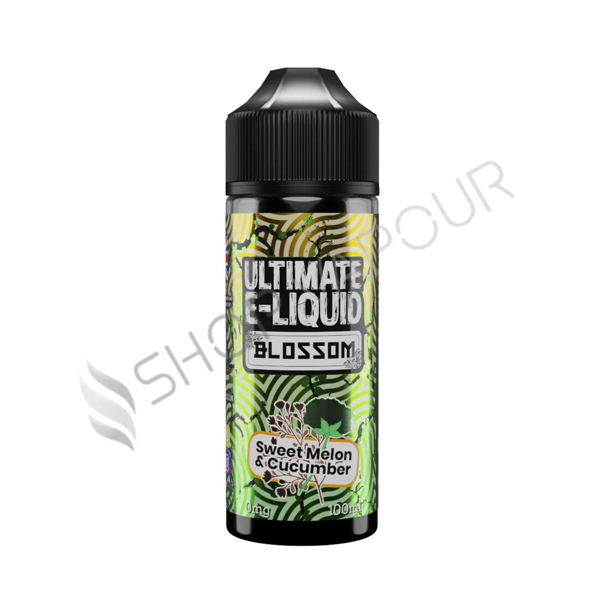 Sweet Melon & Cucumber 100ml Shortfill E-liquid by Ultimate Juice Blossom