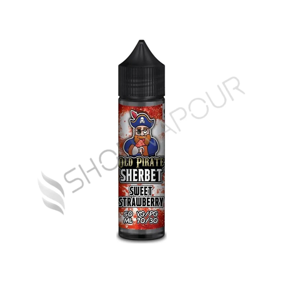 Sweet Strawberry 50ml Shortfill E-Liquid by Old Pirate Sherbet