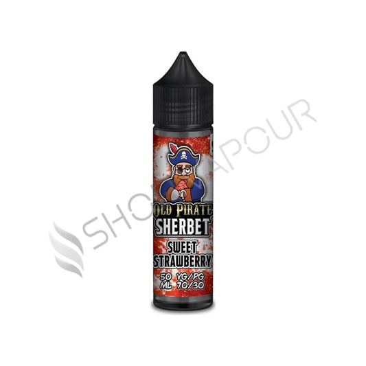 Sweet Strawberry 50ml Shortfill E-Liquid by Old Pirate Sherbet