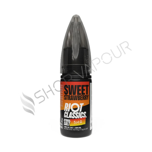 Sweet Strawberry Nic Salt E-Liquid by Riot Salt