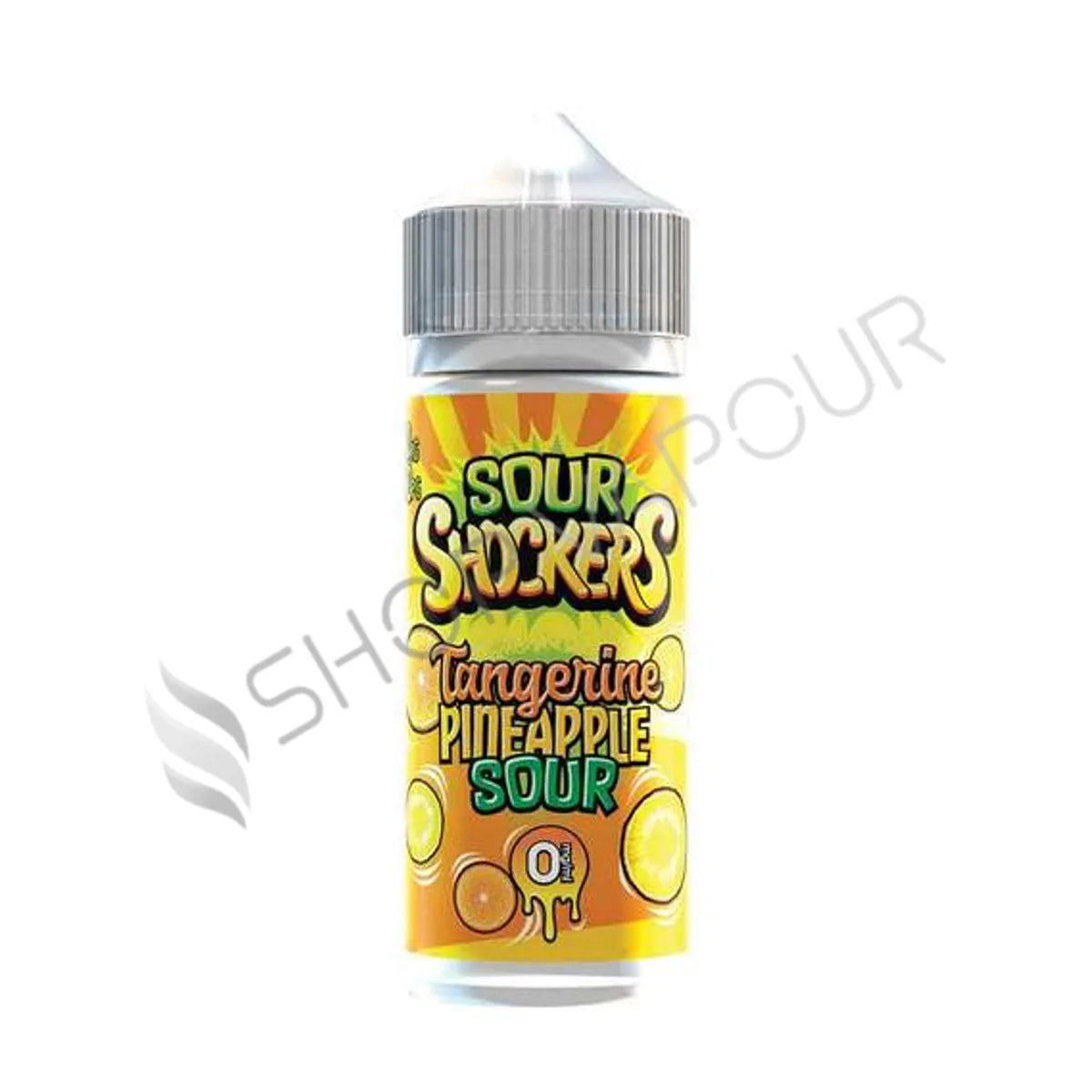 Tangerine & Pineapple Sour 100ml Shortfill E-Liquid by Sour Shockers