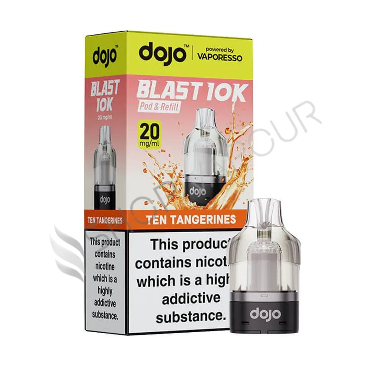 Ten Tangerines Dojo Blast 10K Prefilled Pod & Refill by Vaporesso