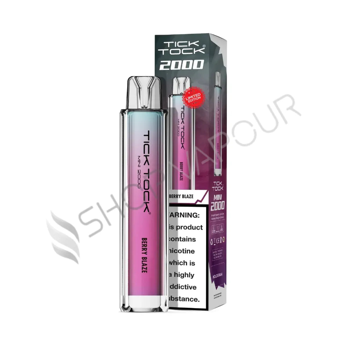 Tick Tock Mini 2000 Disposable Vape Kit
