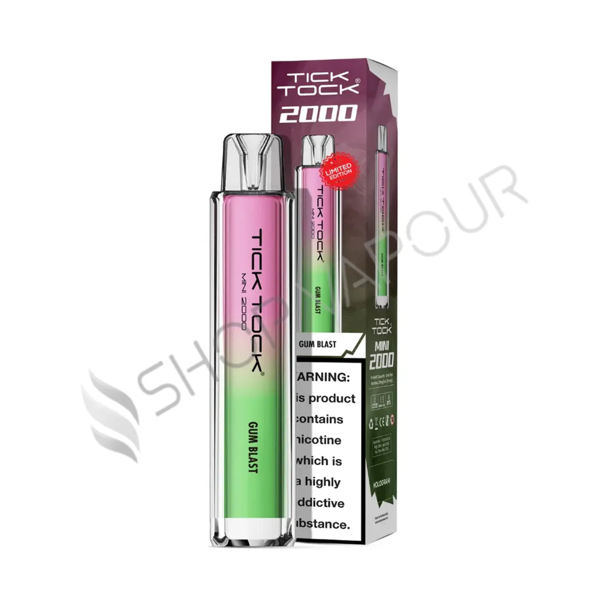 Tick Tock Mini 2000 Disposable Vape Kit