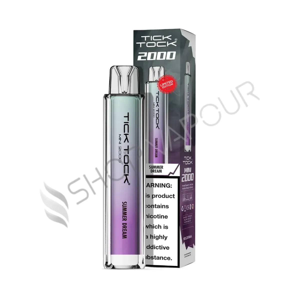 Tick Tock Mini 2000 Disposable Vape Kit