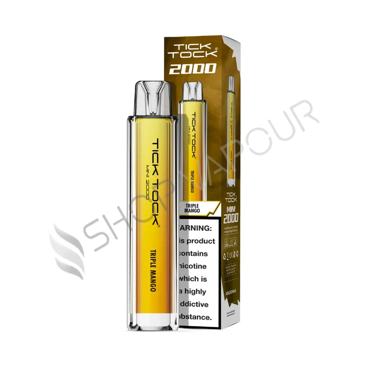 Tick Tock Mini 2000 Disposable Vape Kit