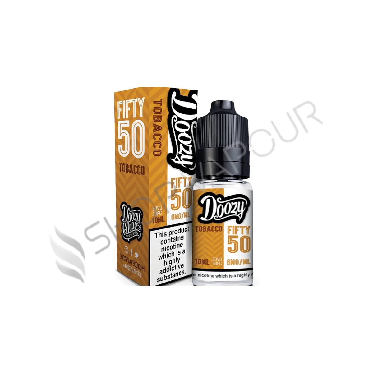 Tobacco 10ml E-Liquid by Doozy Fifty 50
