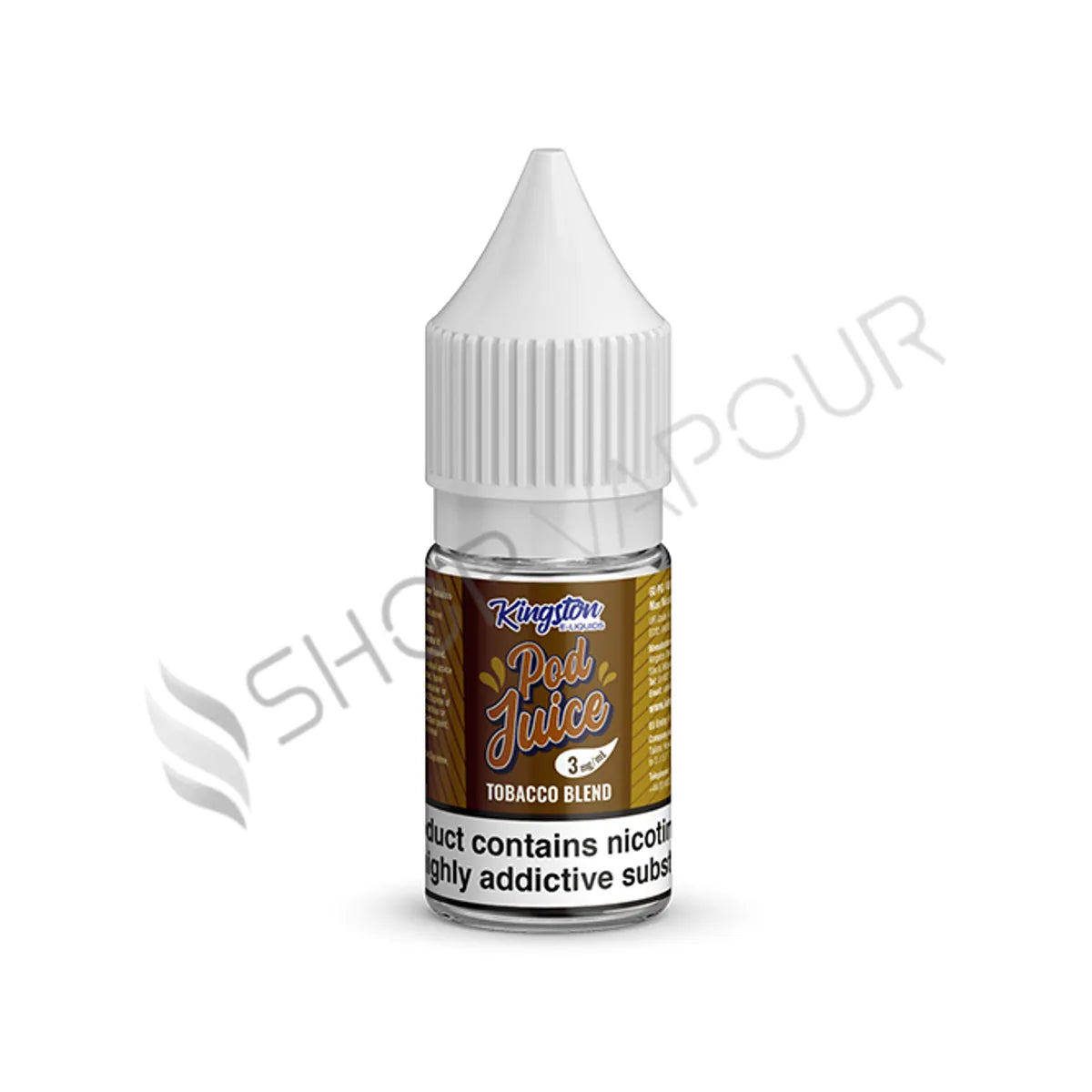 Tobacco Blend 10ml E-Liquid by Kingston Pod Juice