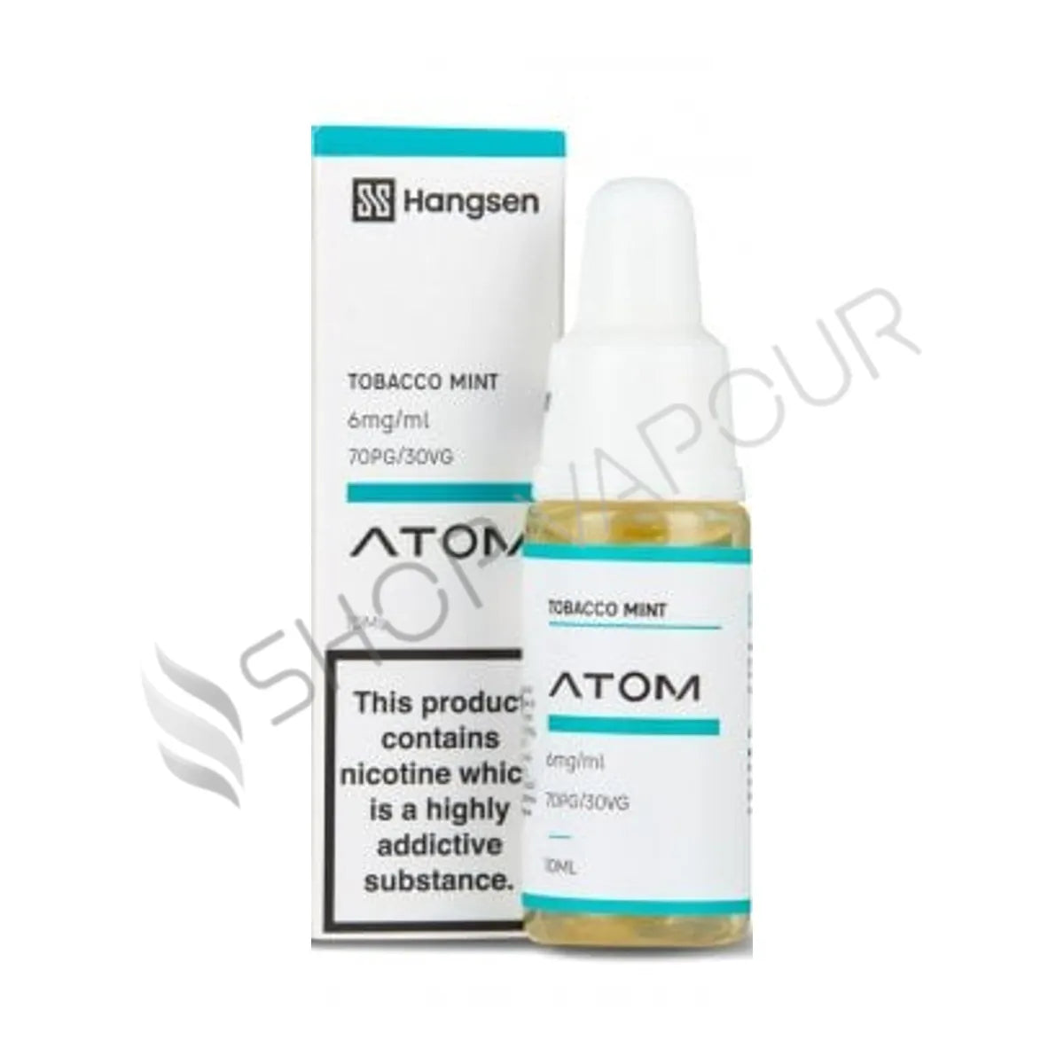 Tobacco Mint 10ml E-Liquid by Hangsen Atom