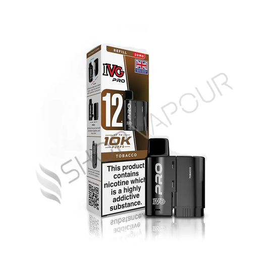 Tobacco Pro 12 Prefilled Pod & Refill by IVG