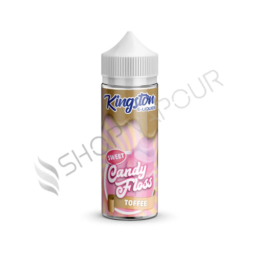 Sweet Toffee 100ml Shortfill E-Liquid by Kingston Candy Floss