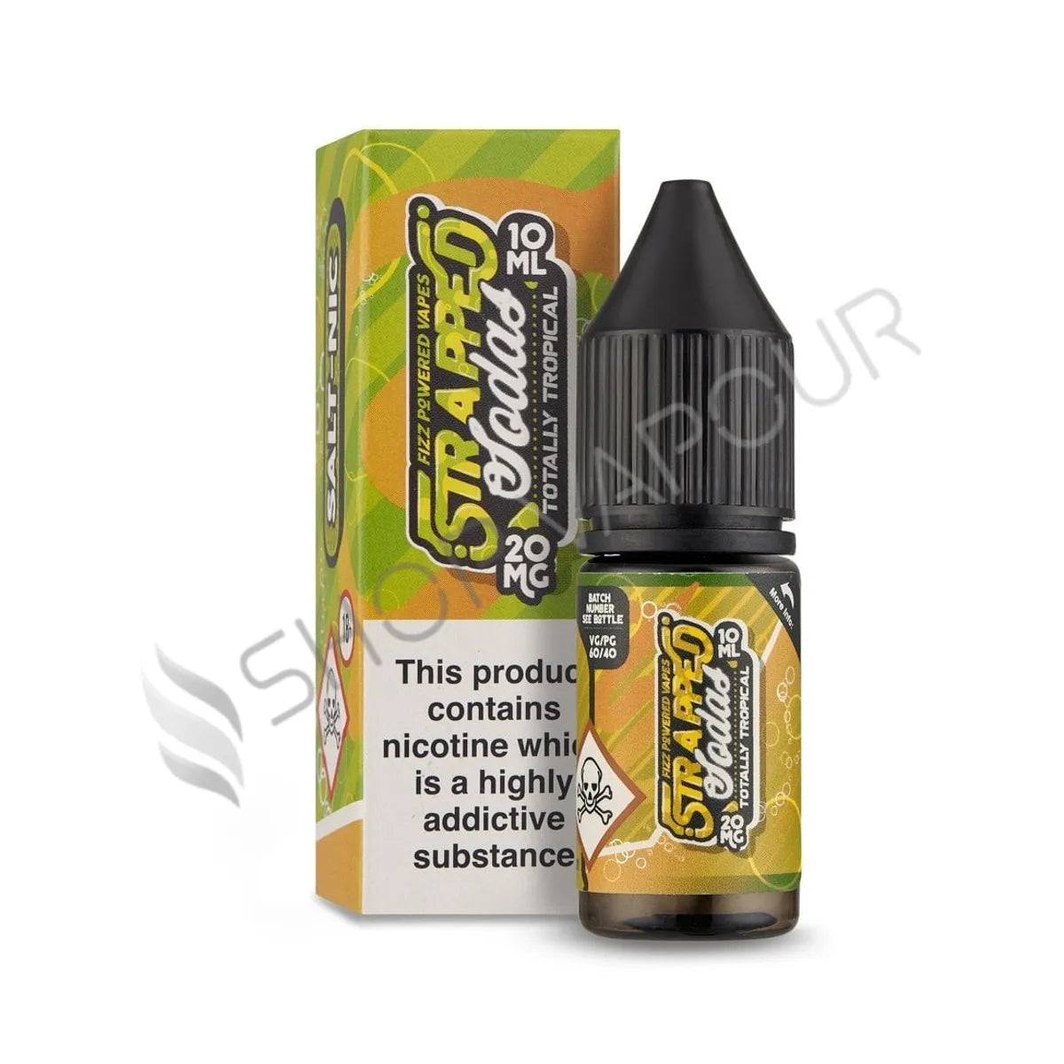 Totally Tropical 10ml Nic Salt E-Liquid by Strapped