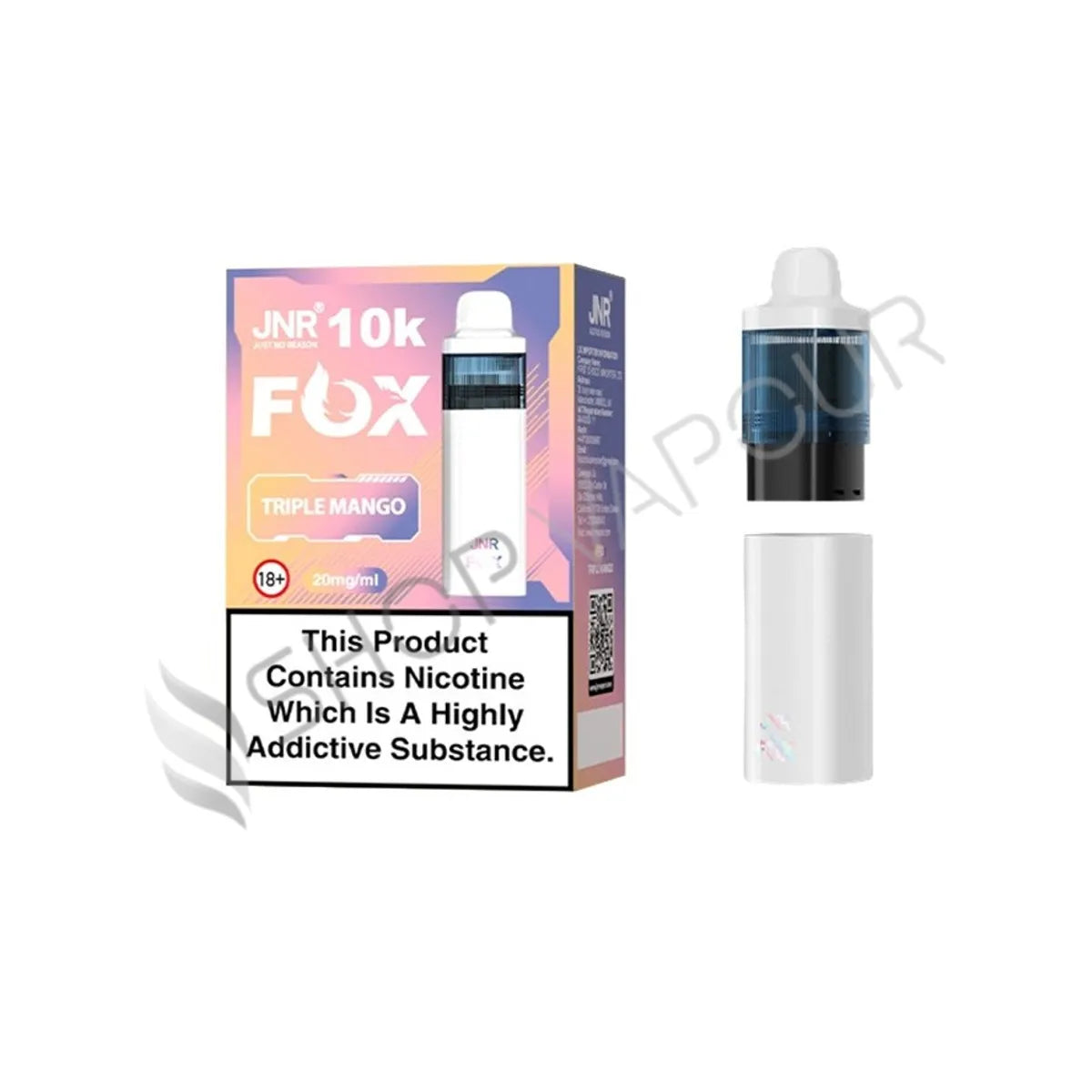 Triple Mango Fox 10K Prefilled Pod & Refill by JNR