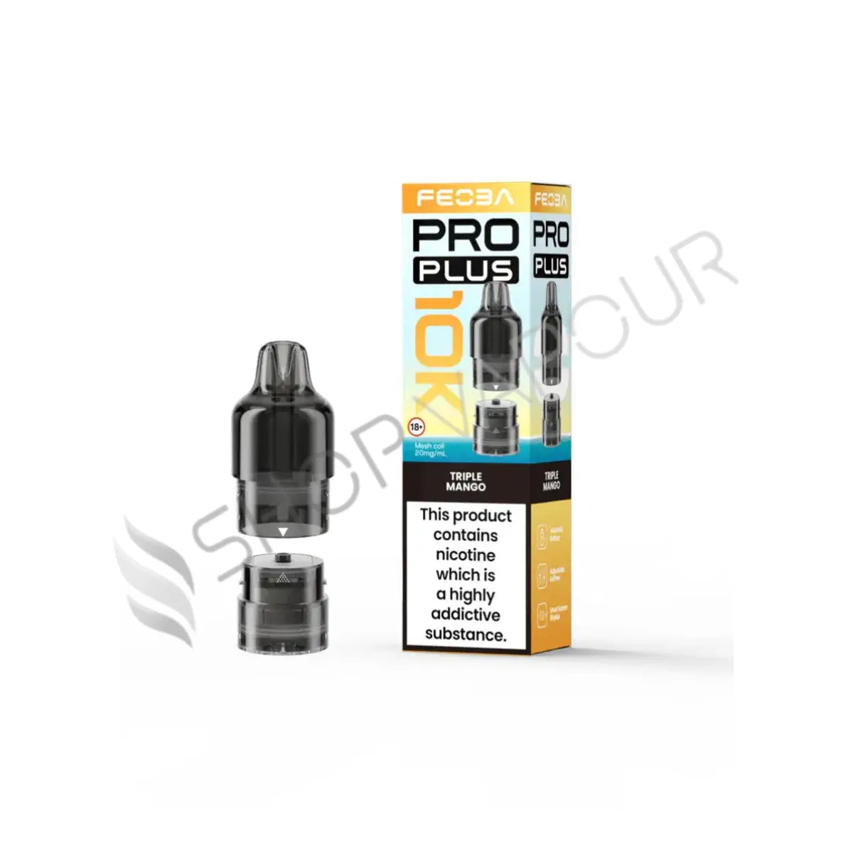 Triple Mango Pro Plus 10K Prefilled Pod & Refill by Feoba