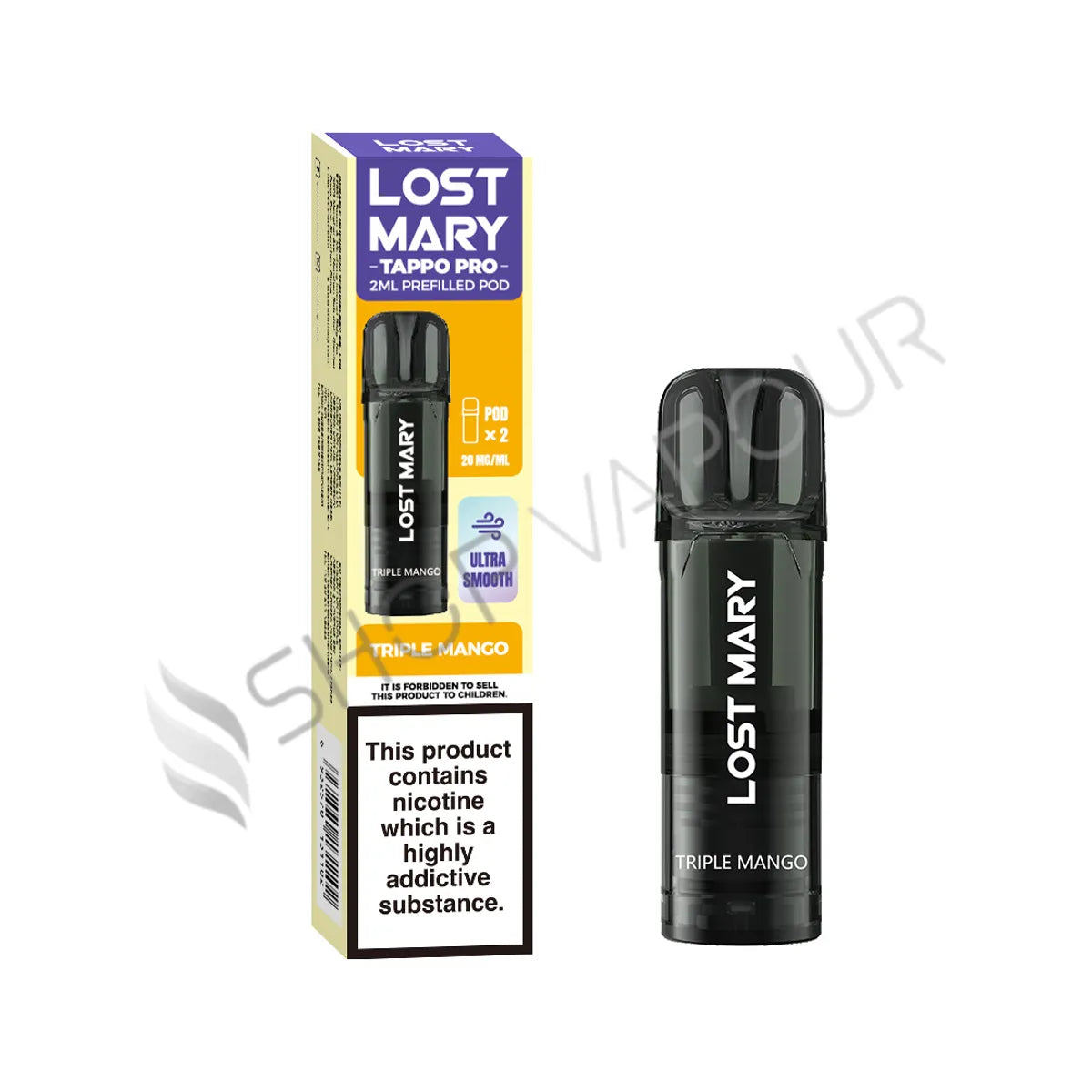Triple Mango Tappo Pro Prefilled Pods by Lost Mary