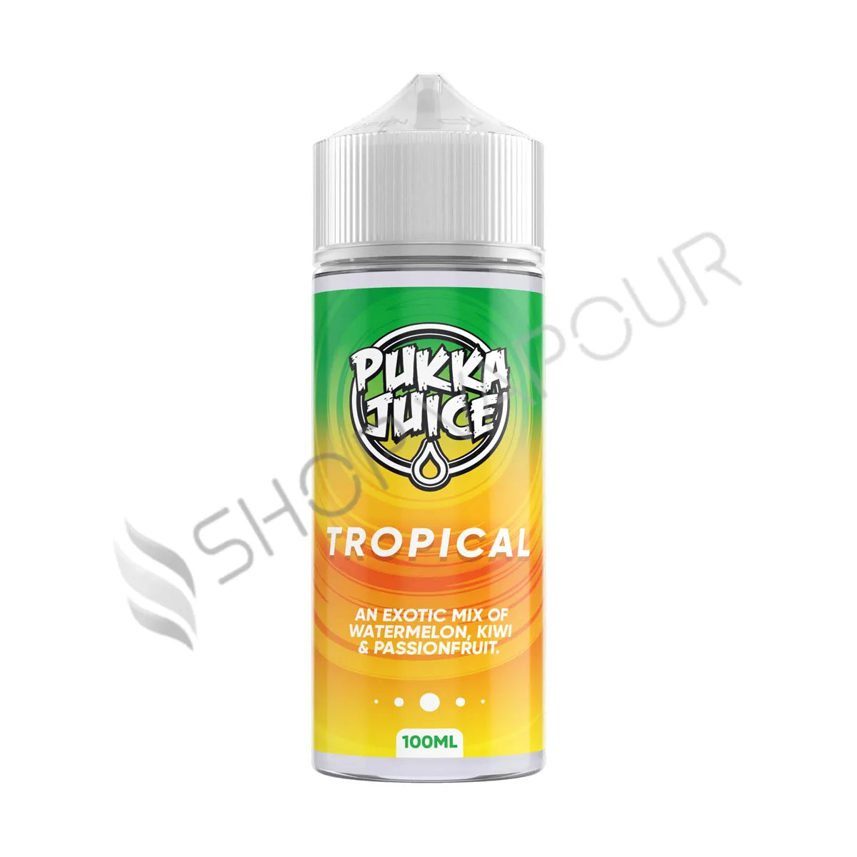 Tropical 100ml Shortfill E-Liquid by Pukka Juice