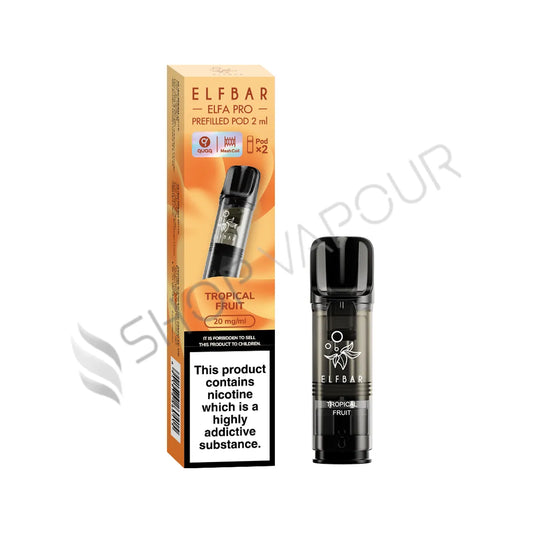 Tropical Fruits Elfa Pro Prefilled Pods by Elf Bar