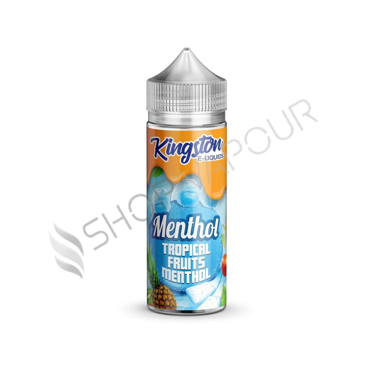 Tropical Fruits Menthol 100ml Shortfill E-Liquid by Kingston Menthol