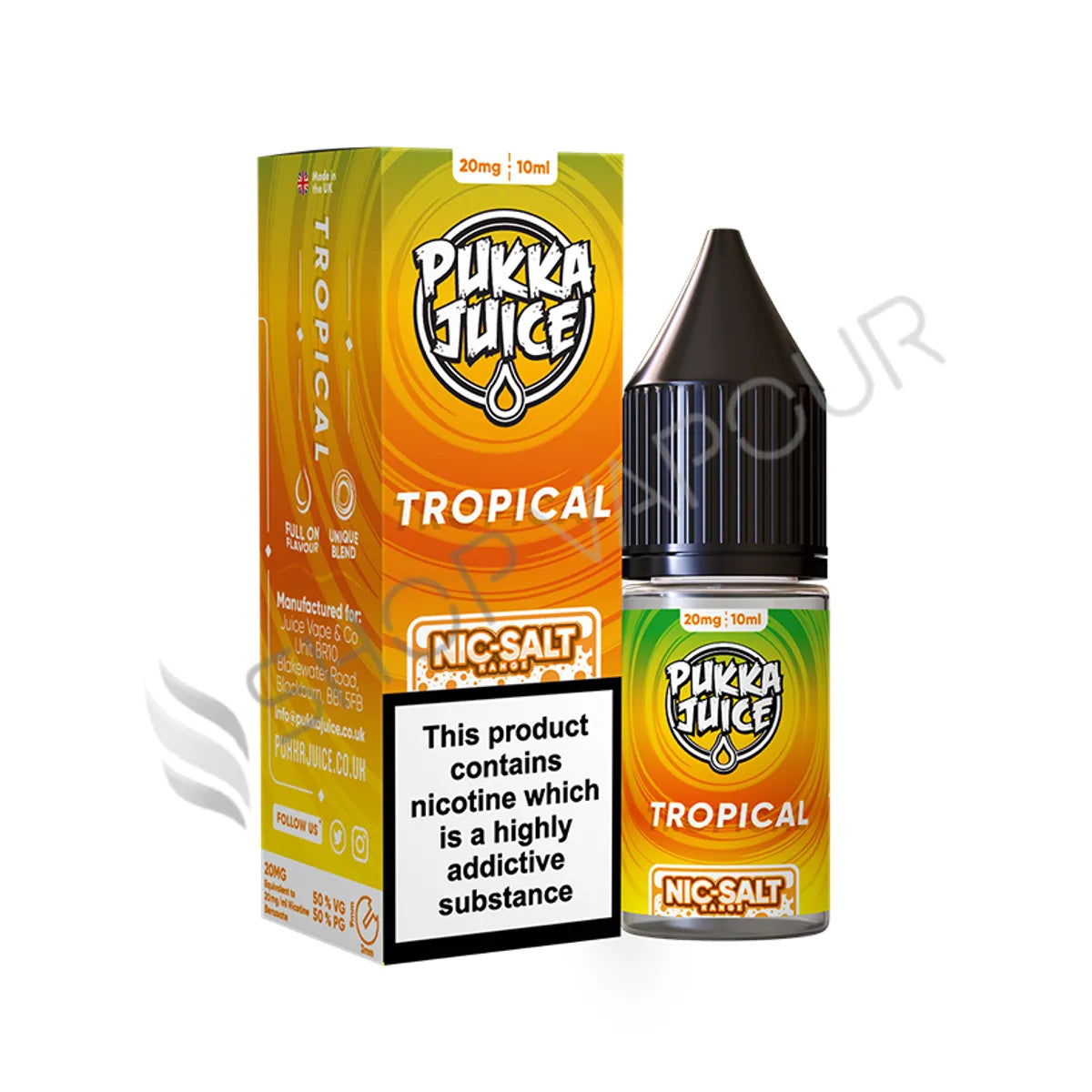 Tropical Nic Salt E-Liquid by Pukka Juice