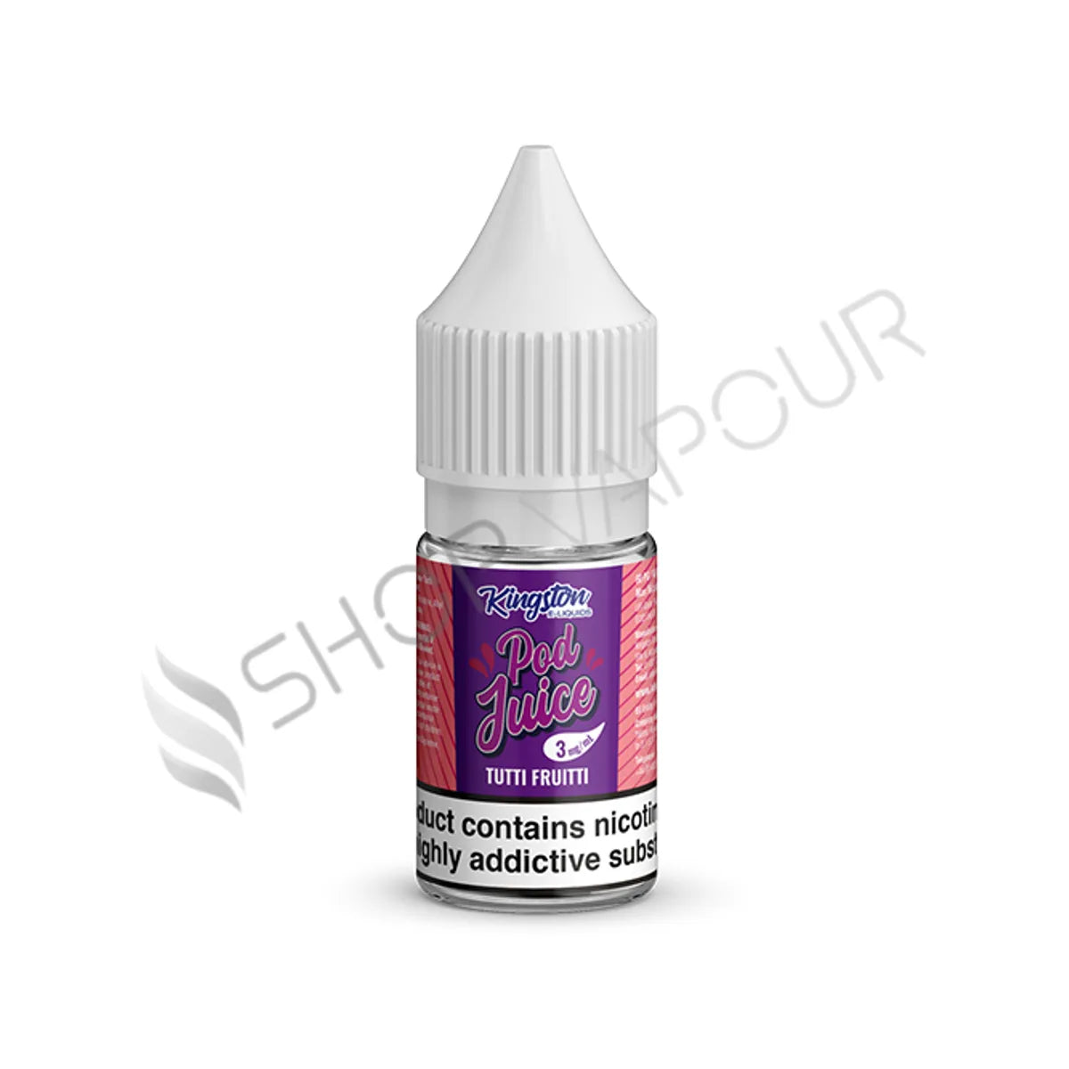 Tutti Fruitti 10ml E-Liquid by Kingston Pod Juice