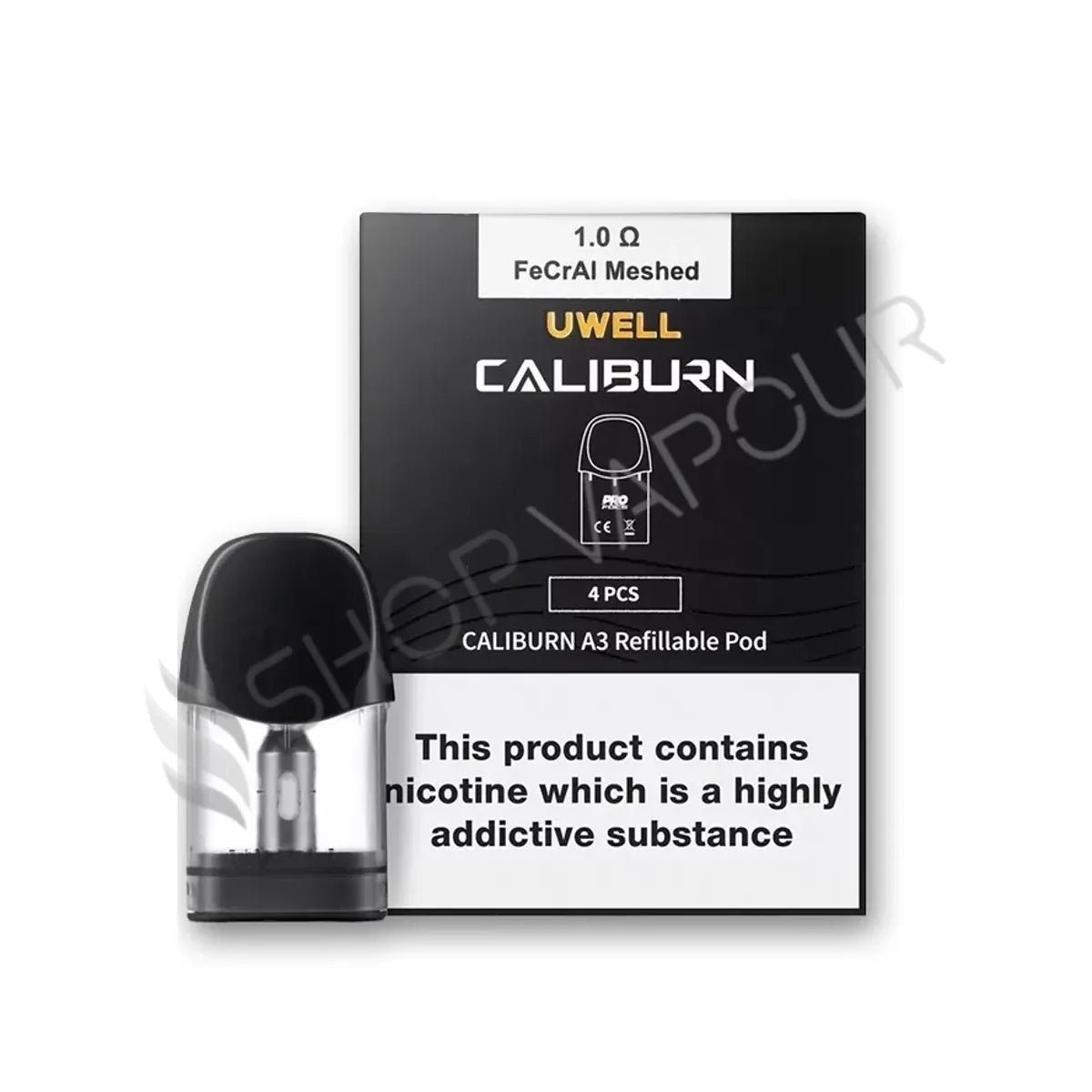Uwell Caliburn A3 Replacement Pods - 1.0 Ohm