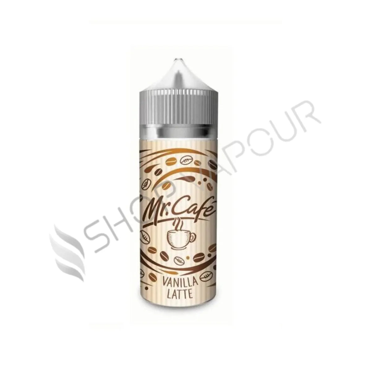 Vanilla Latte 100ml Shortfill E-Liquid by Mr. Cafe